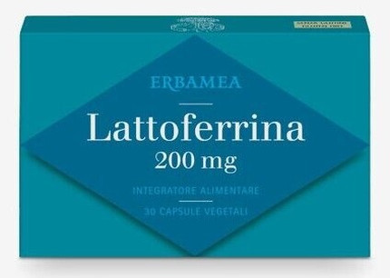 Lactoferrin 200mg vegetarische Kapseln Erbamea