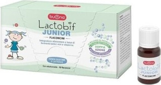 BUONA Lactobif Junior Ballaststoffe und Vitamine 10 Ampullen
