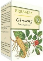 Ginseng Energie-Ergänzung Erbamea 50 Veggie-Kapseln