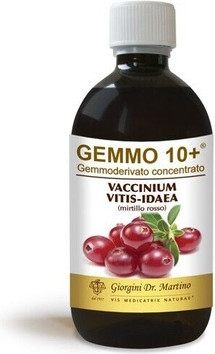 Dr. Giorgini Konzentriertes Rote-Cranberry-Gemmotherapeutikum Nahrungsergänzungsmittel