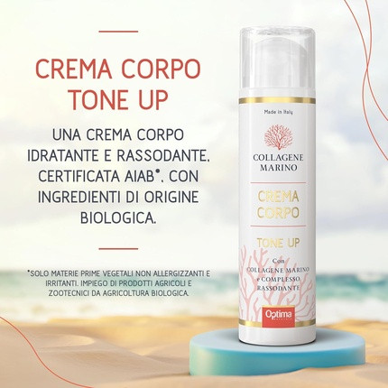 Optima Naturals Marine Collagen Körpercreme Tone Up