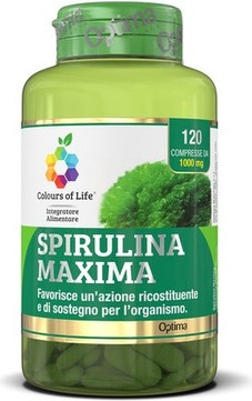 Spirulina Maxima Supplement Optima Naturals