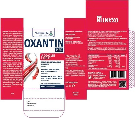 Nahrungsergänzungsmittel Pharmalife Research Oxantin Med Abdomen Light