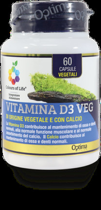 Vitamin D3 of Vegetable Origin with Calcium Optima Naturals