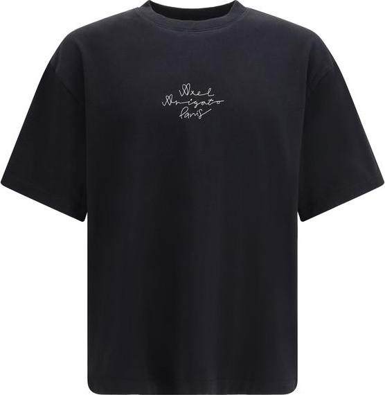 Black Cotton T-Shirt Axel Arigato