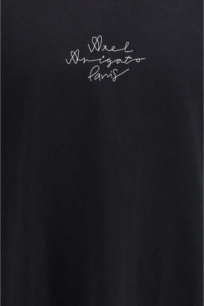 Black Cotton T-Shirt Axel Arigato