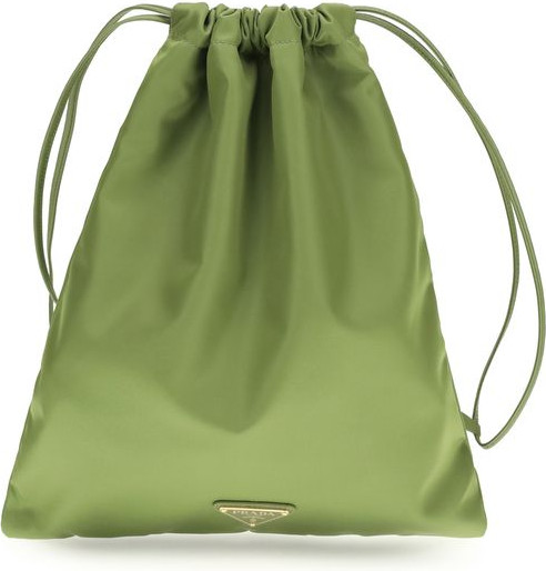 Bicolor Recycled Polyamide Shoulder Bag