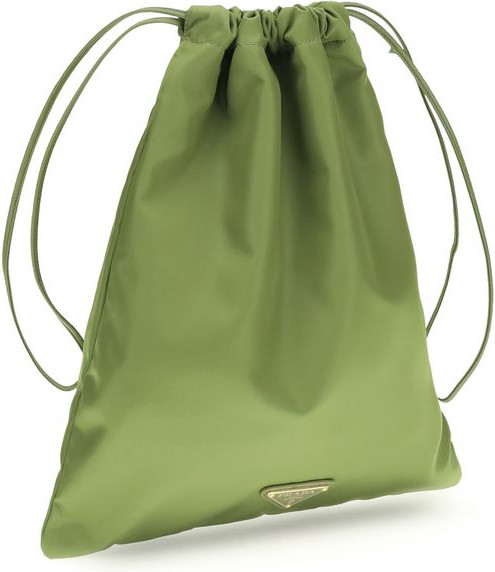 Bicolor Recycled Polyamide Shoulder Bag