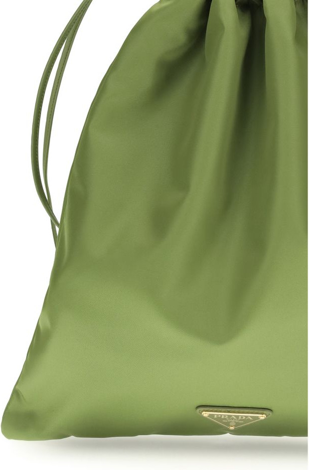 Bicolor Recycled Polyamide Shoulder Bag