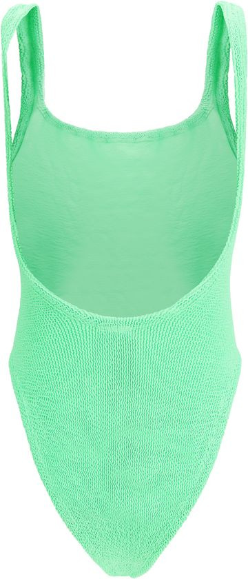 Bicolor Polyester One-Piece Swimsuit Hunza G