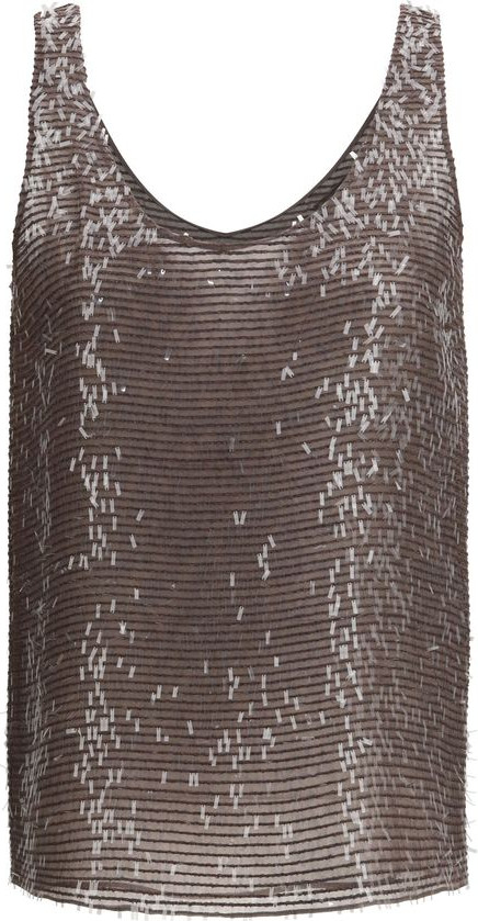 Шелковый топ Brunello Cucinelli