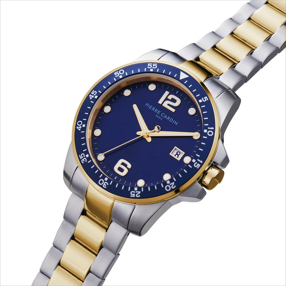 Multicolor Stainless Steel Dress Watch Pierre Cardin