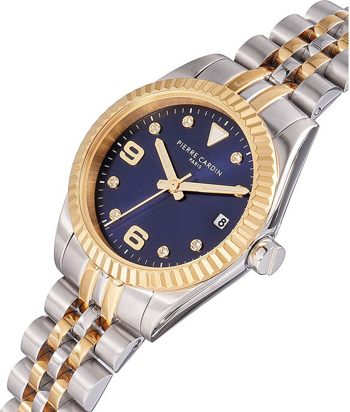 Gray Stainless Steel Bracelet Watch Pierre Cardin