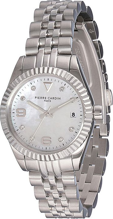 Pierre Cardin Gray Stainless Steel Dress Watch