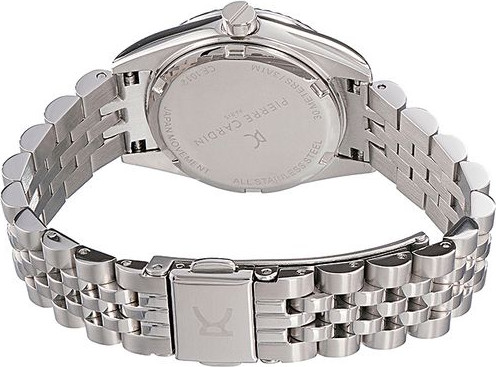 Pierre Cardin Gray Stainless Steel Dress Watch