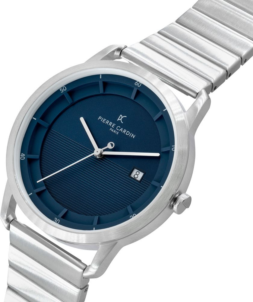 Pierre Cardin Gray Stainless Steel Dress Watch
