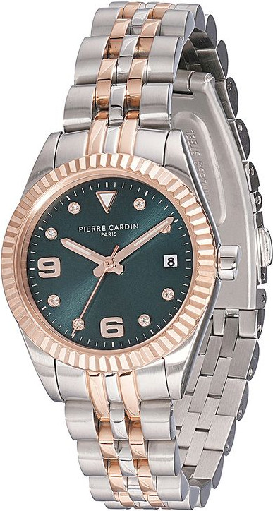 Gray Stainless Steel Bracelet Watch Pierre Cardin