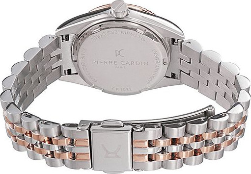 Graue Pierre Cardin Edelstahl-Armbanduhr