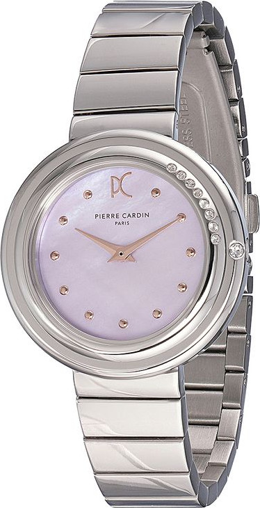 Gray Stainless Steel Dress Watch Pierre Cardin