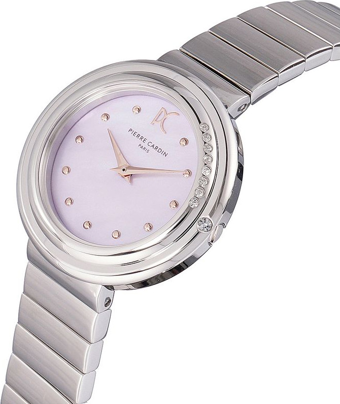 Gray Stainless Steel Dress Watch Pierre Cardin