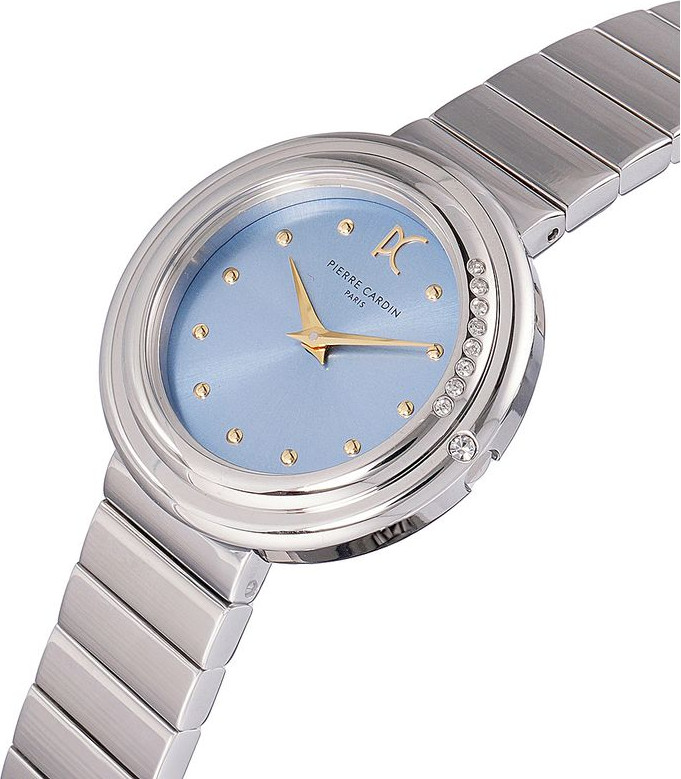 Pierre Cardin Gray Stainless Steel Dress Watch