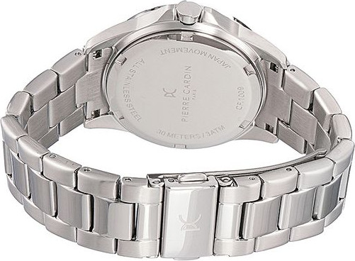 Gray Stainless Steel Dress Watch Pierre Cardin