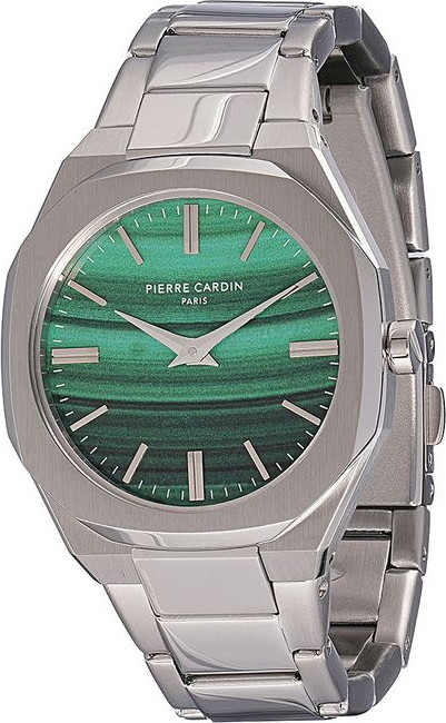 Gray Stainless Steel Dress Watch Pierre Cardin