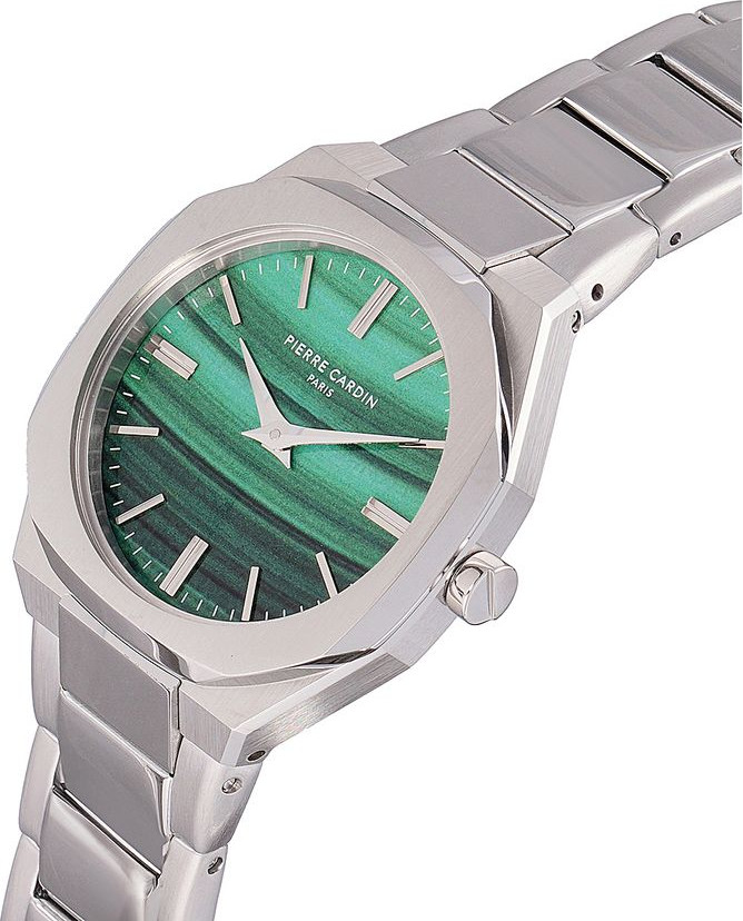 Gray Stainless Steel Dress Watch Pierre Cardin