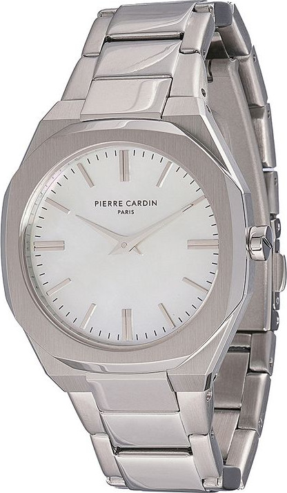 Gray Stainless Steel Dress Watch Pierre Cardin