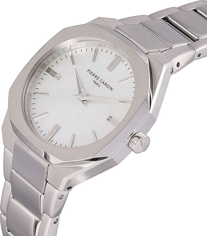Gray Stainless Steel Dress Watch Pierre Cardin