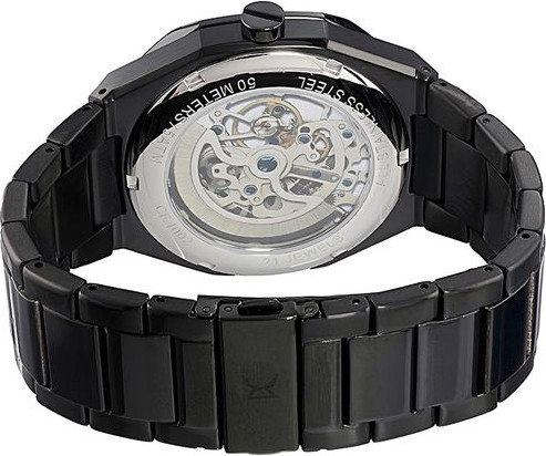 Black Stainless Steel Dress Watch Pierre Cardin