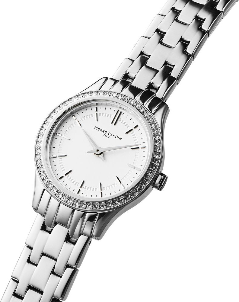 Pierre Cardin Gray Stainless Steel Dress Watch