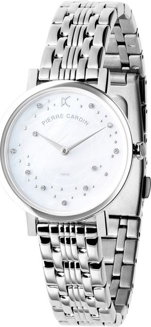 Pierre Cardin Gray Stainless Steel Dress Watch