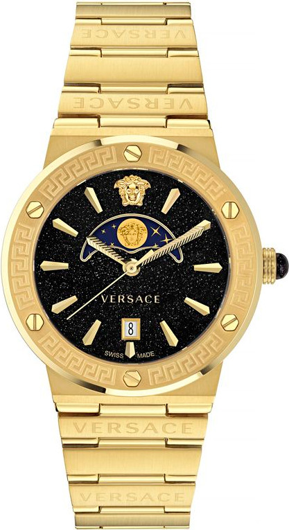 Watch Versace Gold Stainless Steel Dress Watch