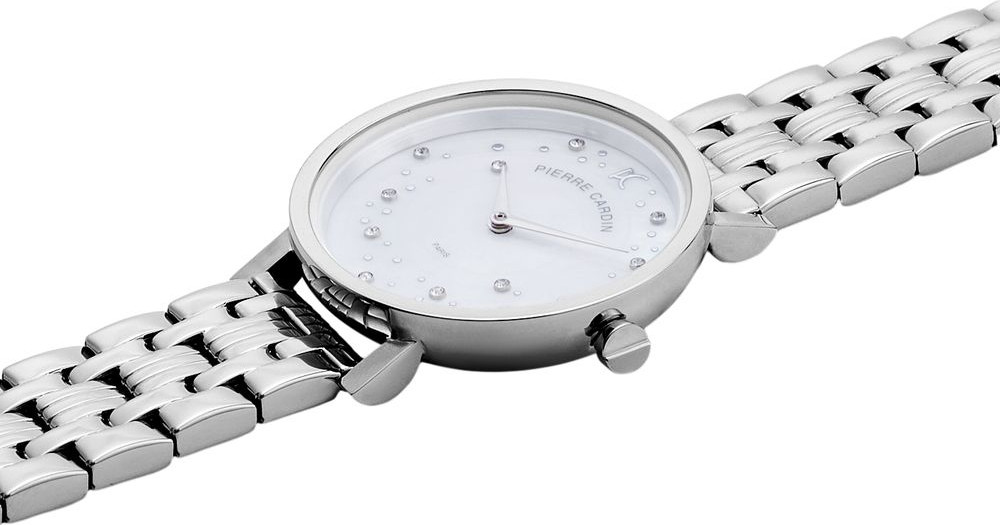 Pierre Cardin Gray Stainless Steel Dress Watch