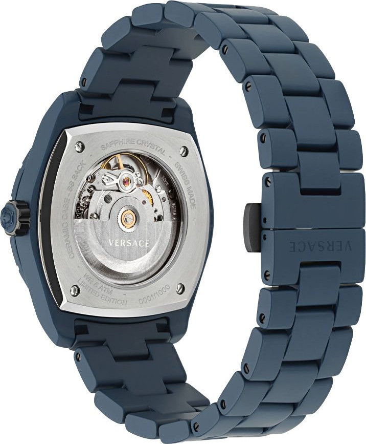 Blue Ceramic Dress Watch Versace
