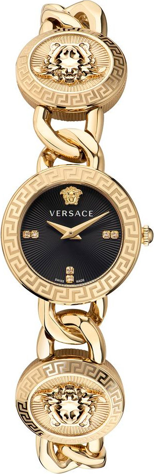 Gold Stainless Steel Dress Watch Versace