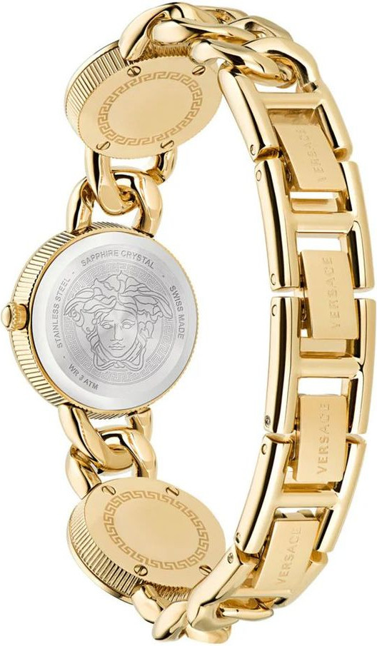 Gold Stainless Steel Dress Watch Versace