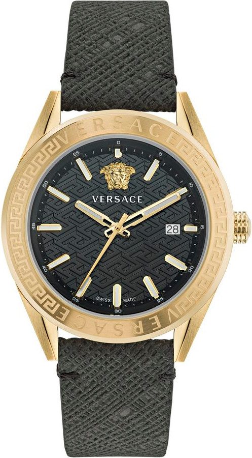 Watch Versace Black Leather Dress