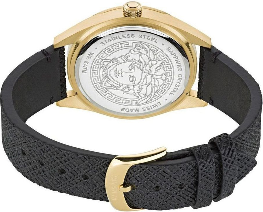 Watch Versace Black Leather Dress