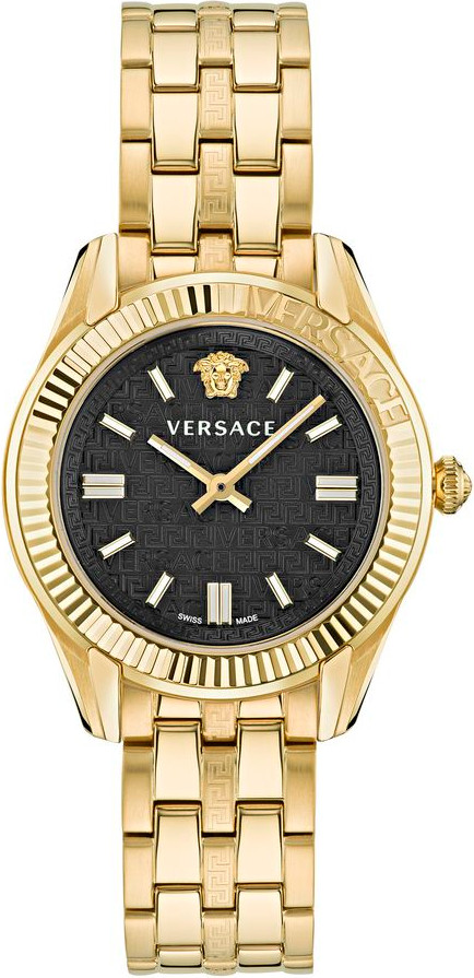 Gold Stainless Steel Dress Watch Versace