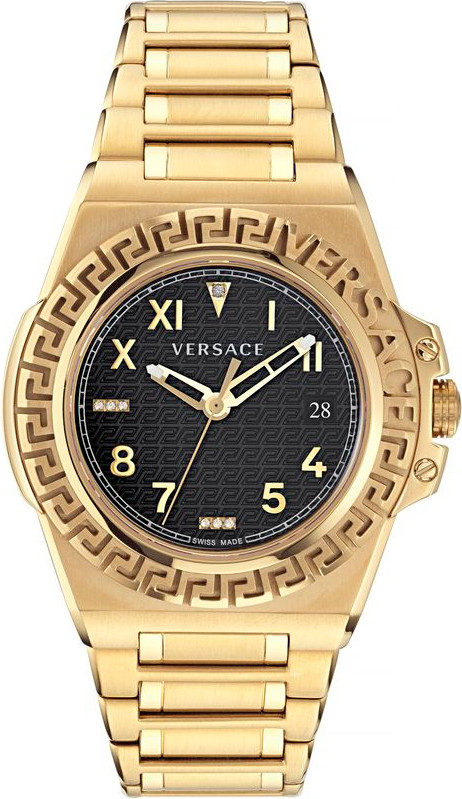 Watch Versace Gold Stainless Steel Dress Watch