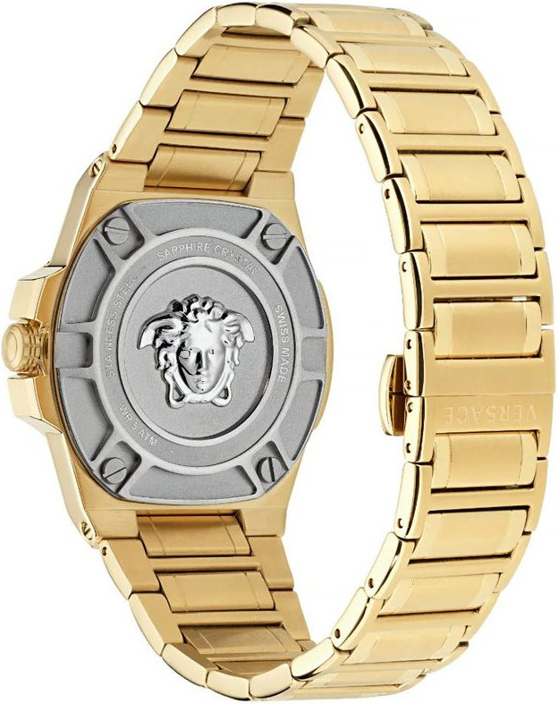 Watch Versace Gold Stainless Steel Dress Watch