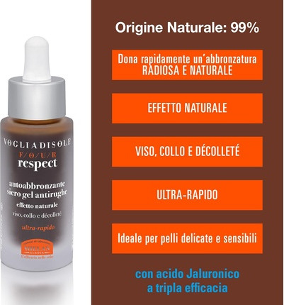 Helan Vogliadisole Respect Hyaluronic Acid Face Serum