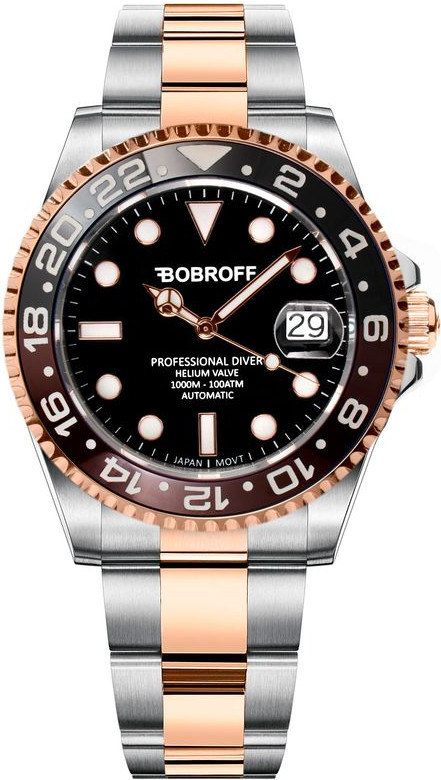 Silver Stainless Steel Dress Watch Bobroff