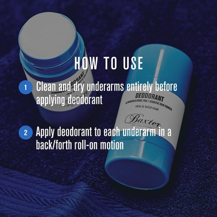 Deodorant Baxter Of California Active Odor Protection Citrus & Herbal Musk