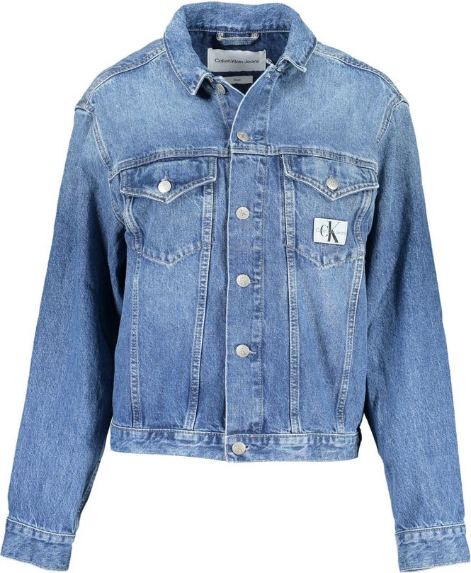 Azzurro Cotton Jacket Calvin Klein