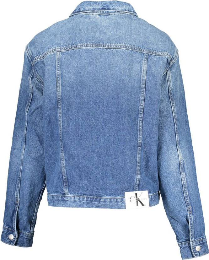 Azzurro Cotton Jacket Calvin Klein