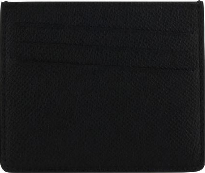 Black Leather Wallet Maison Margiela
