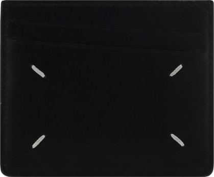 Black Leather Wallet Maison Margiela